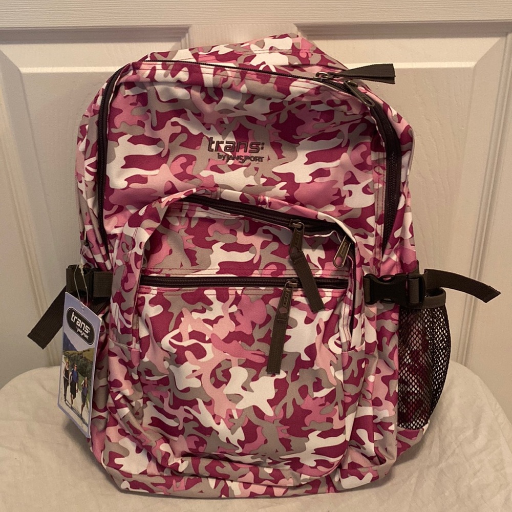Brand New Trans by Jansport…Purple Camo Backpack